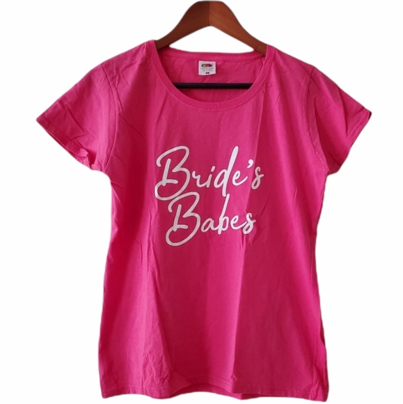 ✅ Bride's Babes Pink T-shirt - Picture 3 of 8